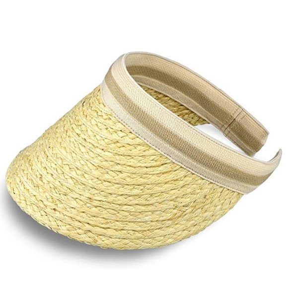 Visor Straw Sun Beach Hat UV